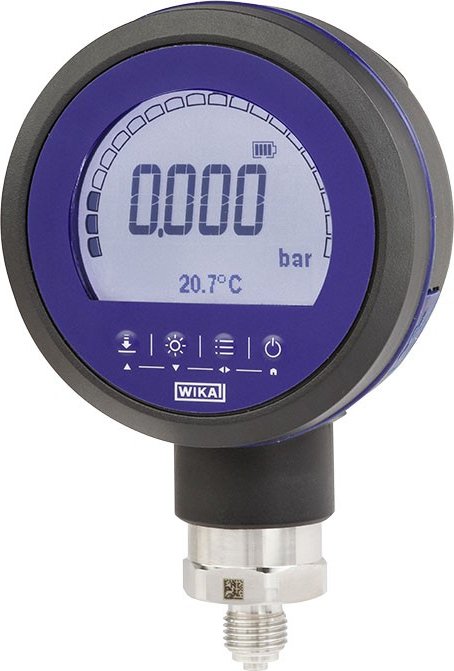 WIKA - Ursula Wiegand Ges.m.b.H. Digitální manometr CPG1200 0,25% 0/40bar, G1/2", micro USB-B + Bluetooth, kalibrace