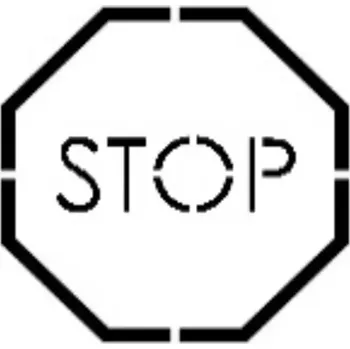 Projektor Bezpečností projektor MINI EVO WIDE, symbol STOP