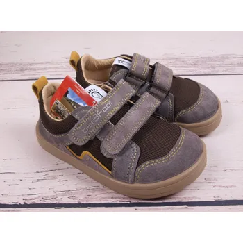 Chlapecké polobotky Obuv 3F Cross Dakota 4BC19/H51 hydrofobní bar3foot super flexi šedé barefoot velikost: 34