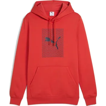Pánská mikina Pánská Mikina PUMA ESS LOGO LAB HOODIE FL 68466915 – Červená M