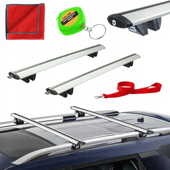 Příčník na automobil Střešní nosiče BAGAŽNÍK Střešní Jeep Renegade I 1 BU SUV od roku 2014 DÁREK