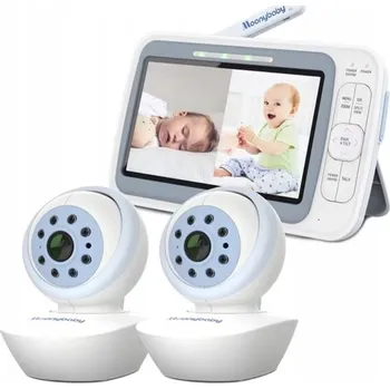 IP kamera Elektronická chůvička Moonybaby, bílá