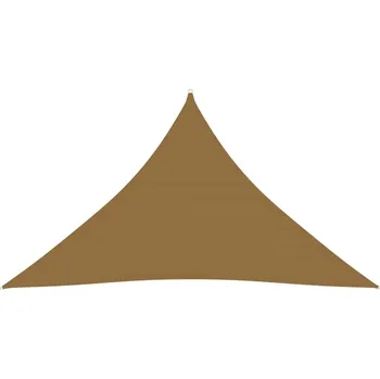 Stínicí technika vidaXL Stínící plachta 160 g/m2 taupe 4 x 4 x 5,8 m HDPE