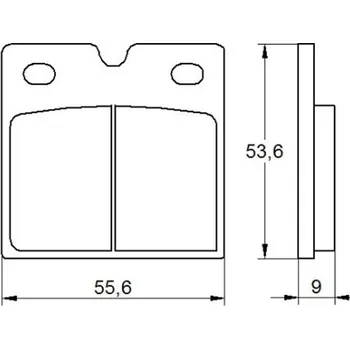 Brzda pro motocykl Brzdové destičky ACCOSSATO AGPA141 OR