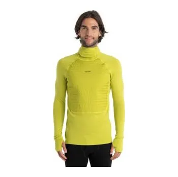 Icebreaker Mens ZoneKnit Insulated LS Hoodie, Bio Lime