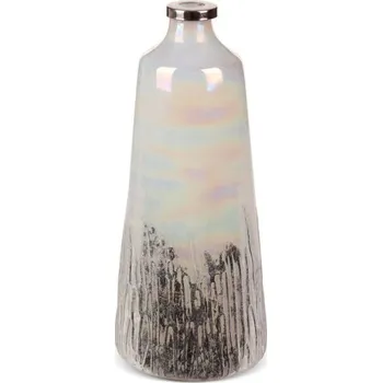 Váza Váza ADEN 01 krémová / stříbrná