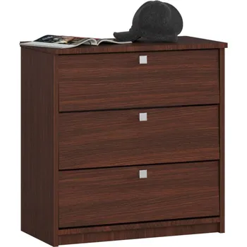 Botník 3 křídlový botník MINI 60 cm, wenge