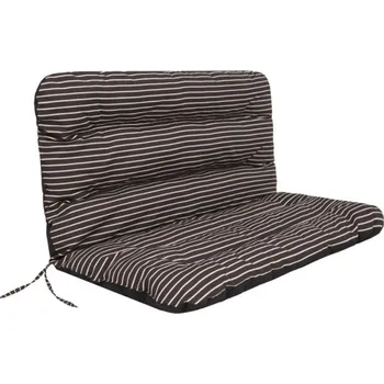 Polštář Polštář na houpačku ANIA 120 cm pásky, hnědý
