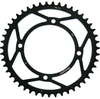 Řetězová sada pro motocykl Řetězová rozeta SUPERSPROX RFE-857:47-BLK černý 47 zubů, 520