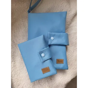 Obal na doklad Malá sada modrá (plenkovník + obal na očkovací průkaz)