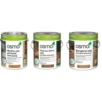 Olej na dřevo Osmo AKCE 3 l Terasové oleje 009 Modřín 010 Thermodřevo 013 Garapa - 009 Modřín