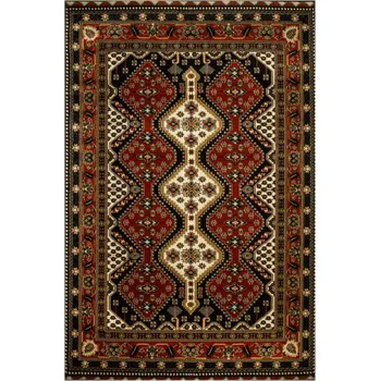 Koberec Koberec Afgan 4358A černý / červený / krémový