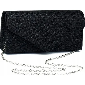 Kabelka Černá polyester kabelka psaníčko Alessio