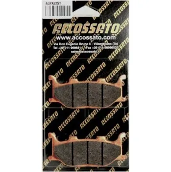 Brzda pro motocykl Brzdové destičky ACCOSSATO AGPA22 ST