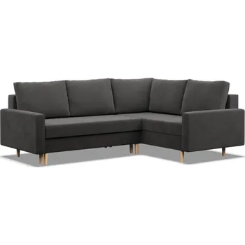 Sedací souprava Rohová sedací souprava BLANK LO výběr z barev PRAVÁ MIKROFAZA 027 šedá