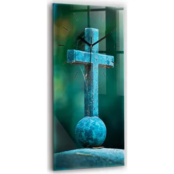 Hodiny Nástěnné hodiny SacroArte zelené 30 cm