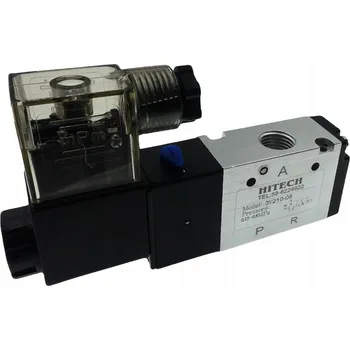 Ventil PNEUMATICKÝ ELEKTROMAGNETICKÝ VENTIL 3/2 1/4 24V DC PRO POHONY NORMÁLNĚ ZAVŘENÝ