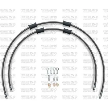 STANDARD Hadice přední brzdy sada Venhill POWERHOSEPLUS BMW-10009F-CB (2 hadice v sadě) karbonové hadice, chromové koncovky