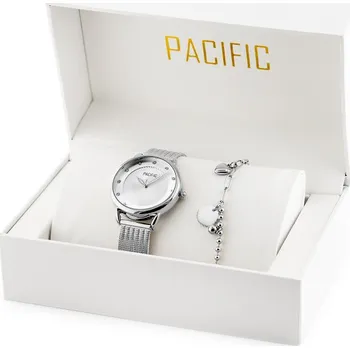 Hodinky Dámské hodinky PACIFIC X6192-01 - dárková sada (zy723a) Barva (Varianta): tay-18484-uniw
