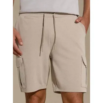 Sinsay - Kraťasy cargo - béžová - 065DW-80X - 065DW-80X-XS
