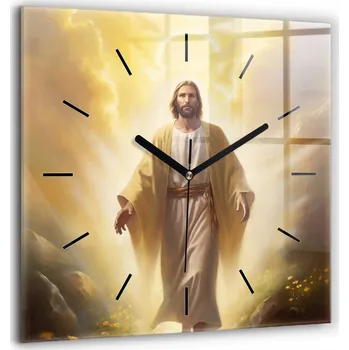 Hodiny Nástěnné hodiny SacroArte, odstíny žluté, 60 cm