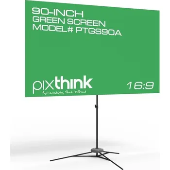 Projekční technika Pixthink 90" zelené plátno se stojanem 16:9