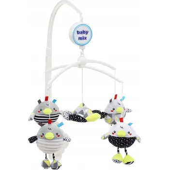 Kolotoč nad postýlku Kontrastní kolotoč nad postýlku hrací skříňka a hudbou