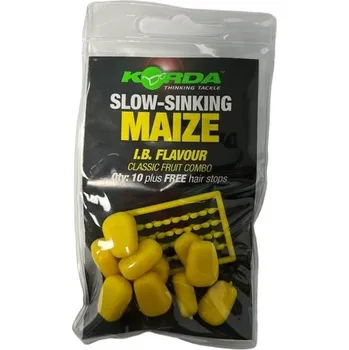 Umělá nástraha KORDA - Pomalu potápivá umělá kukuřice Slow Sinking IB Maize Yellow 10 ks