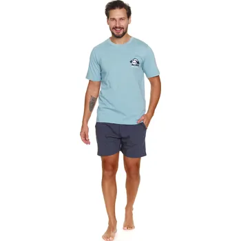 Pánské pyžamo Pánské pyžamo DOCTOR NAP PMB.7232 ICE BLUE S 0