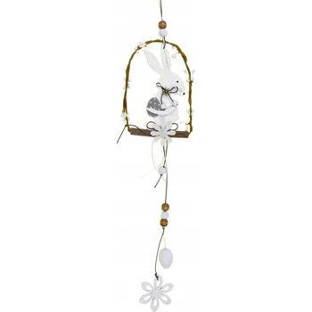 Obraz Velikonoční závěs z dřeva - zajíc