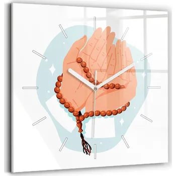 Hodiny Nástěnné hodiny SacroArte bílé 30 cm