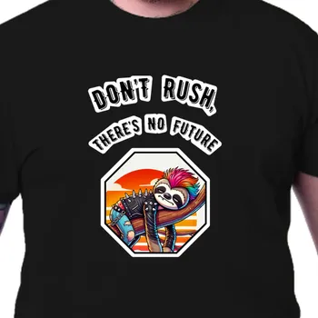 Pánské tričko Tričko Zvířata | Tričko s punk lenochodem