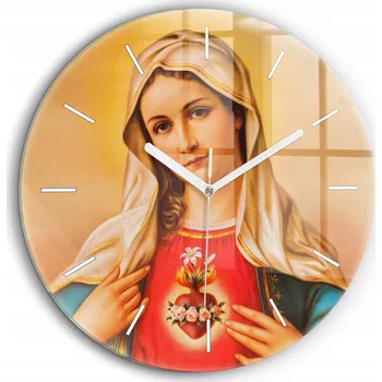 Hodiny Nástěnné hodiny SacroArte béžové 60 cm