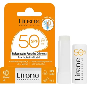 Přípravek na opalování LIRENE_Care Ochranná rtěnka Mandlový olej SPF50 4,6g