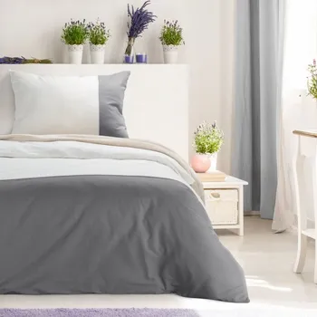 Povlečení Ložní souprava NOVAD bílá / ocelová