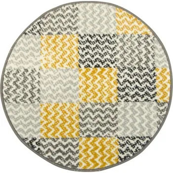 Koberec Koberec Luna 503568/89935 žlutý / krémový 100 cm x 100 cm