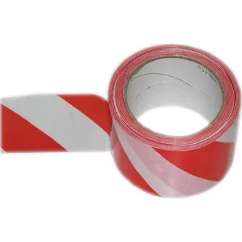 Lepicí páska páska G PROTISMĚRNÁ červená/bílá samolepící, šíře 60mm