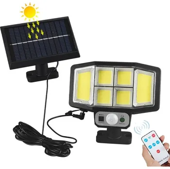 Zahradní dekorace Solar S/146 Solární zahradní lampa 146x LED čistá bílá (Solární lampa s dálkovým ovladačem)