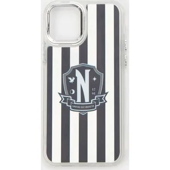 Pouzdro na mobilní telefon Sinsay - Pouzdro na iPhone 15 Wednesday - černá - 621ED-99X - 621ED-99X-ONE