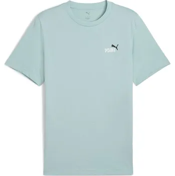Pánské Tričko s krátkým rukávem PUMA ESS 2 COLOR SMALL NO. 1 LOGO TEE 68471767 – Zelená XS