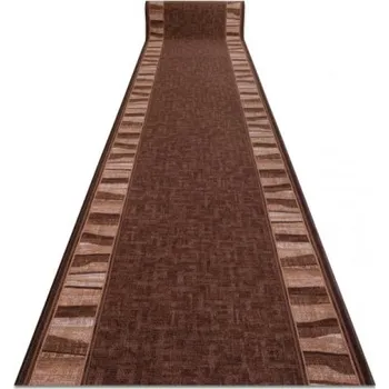 Koberec Protiskluzový běhoun LINEA hnědý