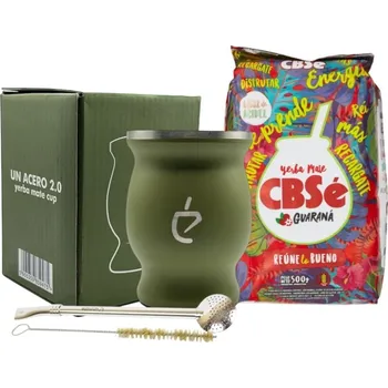 Čaj Un Mate Set zelený + Yerba Mate dle výběru CBSé Energia