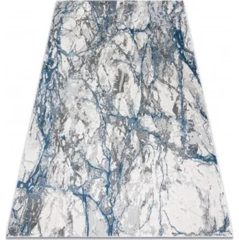 Koberec Koberec NOBLE 9962 68 Mramor, kameň - krém / nebeský