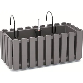 Truhlík Prosperplast Truhlík s kov. držákem BOARDEE FENCYCASE W 38 cm - barva: šedý kámen