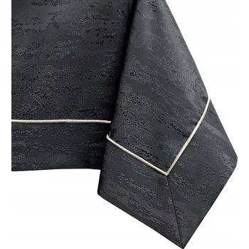 ubrus Grafitový lisovaný ubrus s manžetou a lemováním 110x160 AmeliaHome