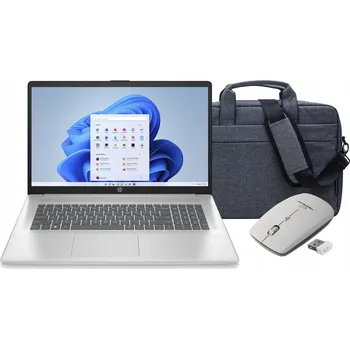 Notebook Notebook HP Notebook HP 17 FHD pro domácí kancelář do školy práce 17,3" Intel Core i5 16 GB / 512 GB stříbrný