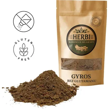 Koření Herbi Gyros – tradiční řecká směs bez glutamanu 50 g