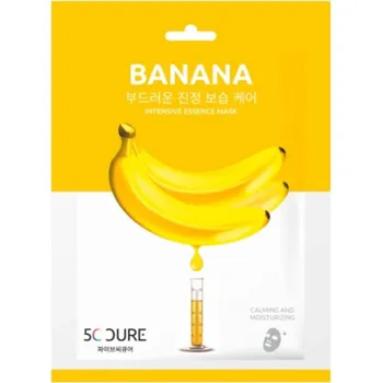 Pleťová maska 5C CURE korejská pleťová maska v plátýnku BANÁN