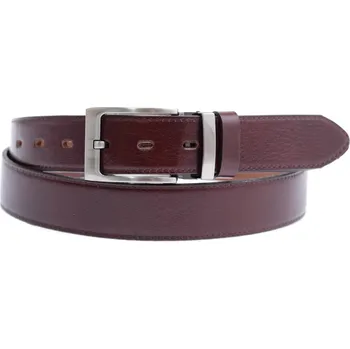 Opasek Pánský kožený společenský opasek Špongr 35006 hnědý Velikost = obvod pasu (cm): 105 cm