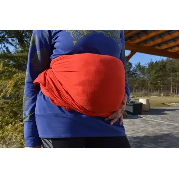 Šátek na nošení dítěte REBOZO Zavinovací Šátek Trojcípý - Červený 400 x 33cm